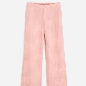 Madewell The Petite Easy Pull-On Pant in 100% Linen Palest Blossom Petite Small
